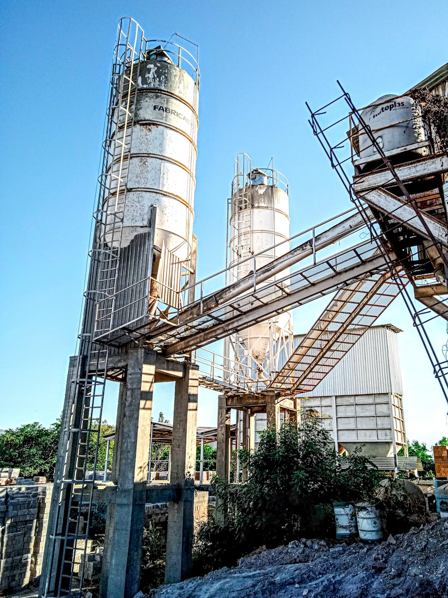 Concrete plant facility